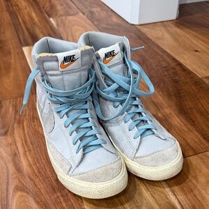 Nike Gray Suede High-Tops- Men’s size 9